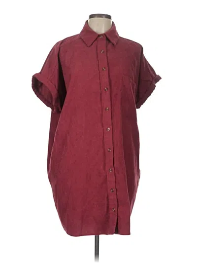 Pre-owned Entro Casual Dress In Burgundy