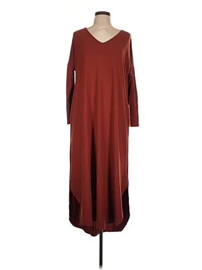 Pre-owned Entro Casual Dress In Burgundy