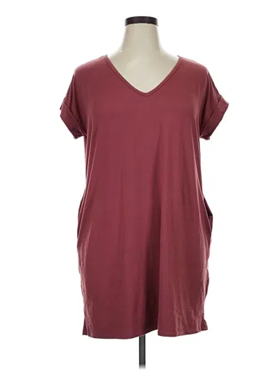 Pre-owned Entro Casual Dress In Burgundy