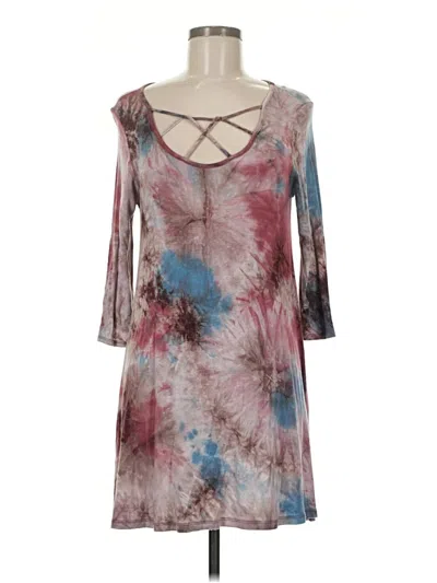 Pre-owned Entro Casual Dress In Burgundy