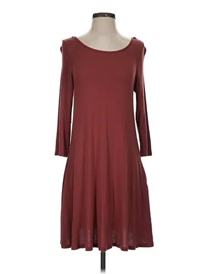 Pre-owned Entro Casual Dress In Burgundy