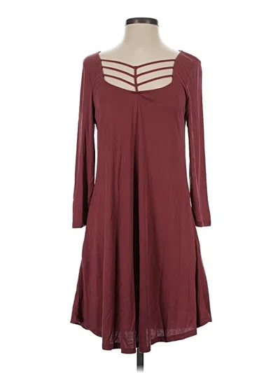 Pre-owned Entro Casual Dress In Burgundy