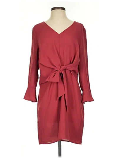 Pre-owned Entro Casual Dress In Burgundy