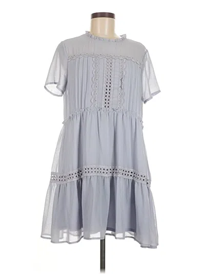 Pre-owned Entro Casual Dress In Gray