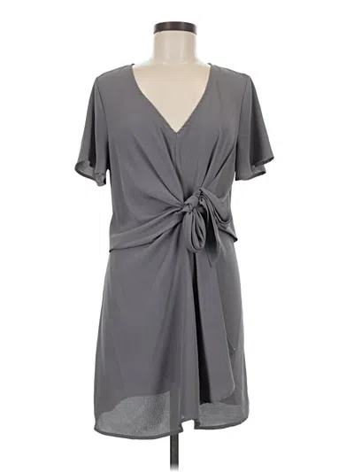 Pre-owned Entro Casual Dress In Gray
