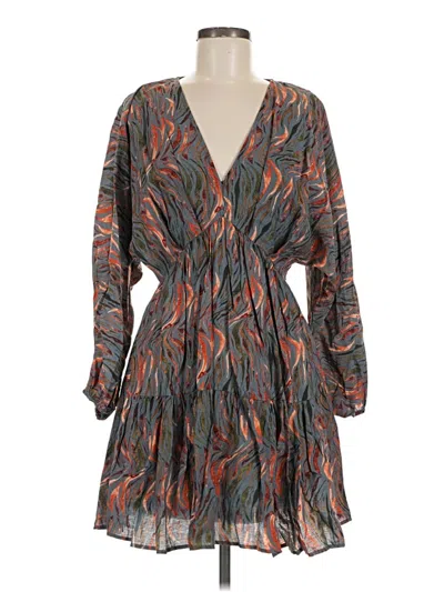 Pre-owned Entro Casual Dress In Gray