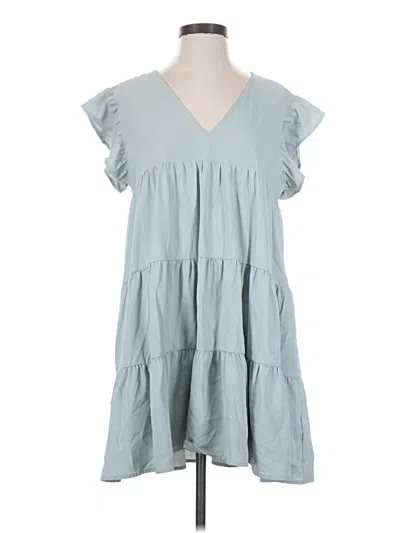Pre-owned Entro Casual Dress In Gray