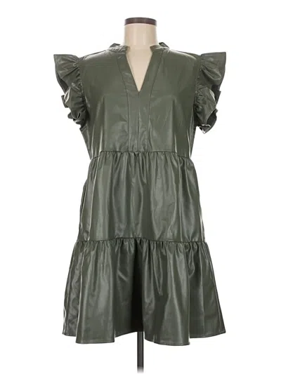 Entro Casual Dress In Green
