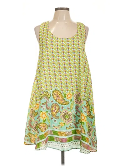 Pre-owned Entro Casual Dress In Green