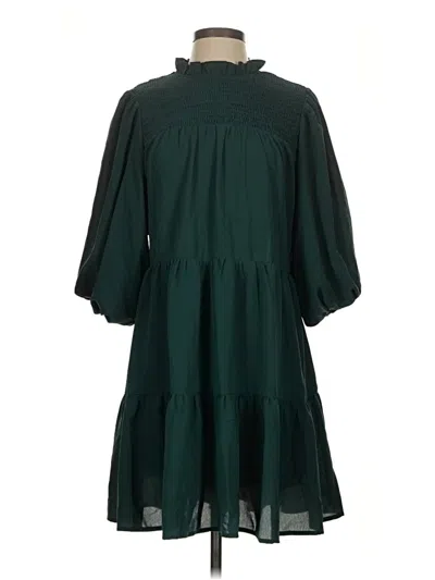 Pre-owned Entro Casual Dress In Green