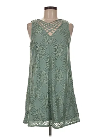 Pre-owned Entro Casual Dress In Green