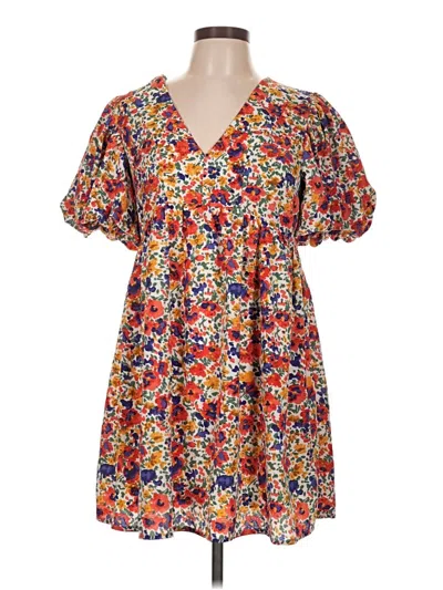 Pre-owned Entro Casual Dress In Orange