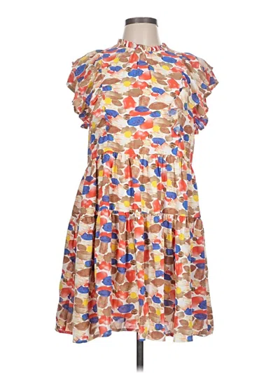 Pre-owned Entro Casual Dress In Orange