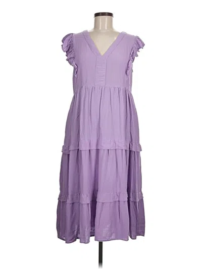 Pre-owned Entro Casual Dress In Purple