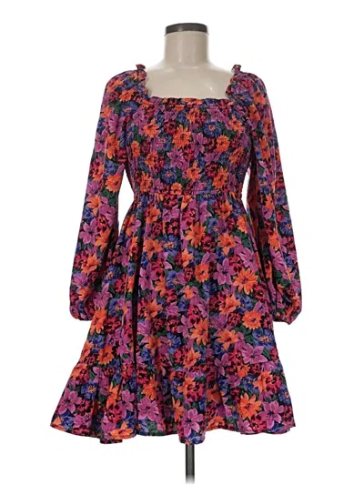 Pre-owned Entro Casual Dress In Purple