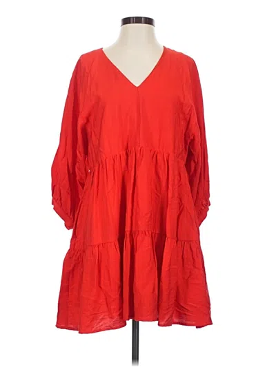 Pre-owned Entro Casual Dress In Red