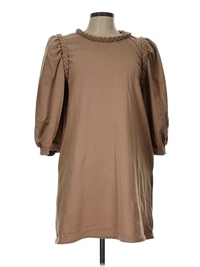 Pre-owned Entro Casual Dress In Tan