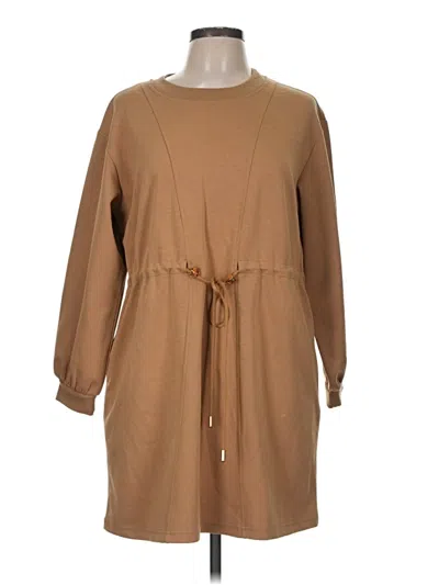Pre-owned Entro Casual Dress In Tan