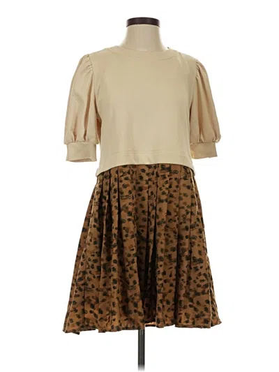 Pre-owned Entro Casual Dress In Tan