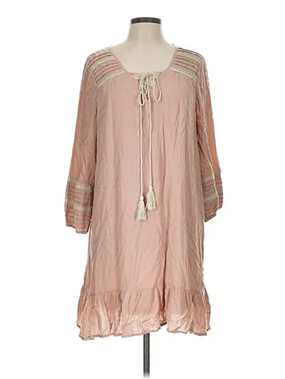 Pre-owned Entro Casual Dress In Tan