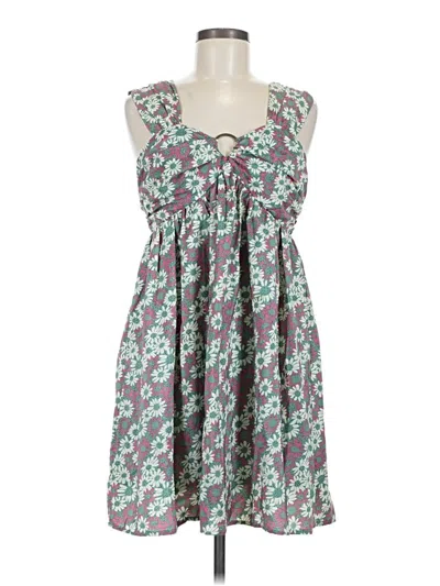 Pre-owned Entro Casual Dress In Teal