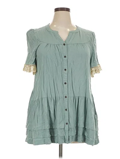 Pre-owned Entro Casual Dress In Teal