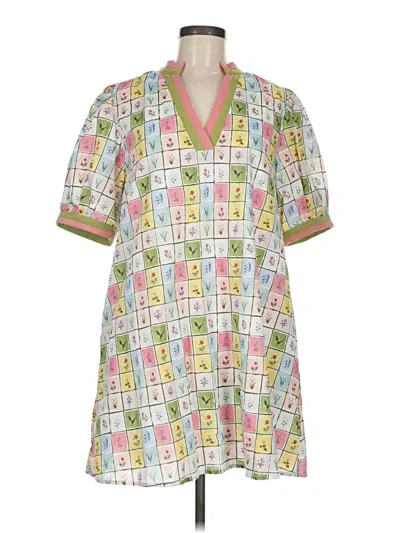 Pre-owned Entro Casual Dress In White