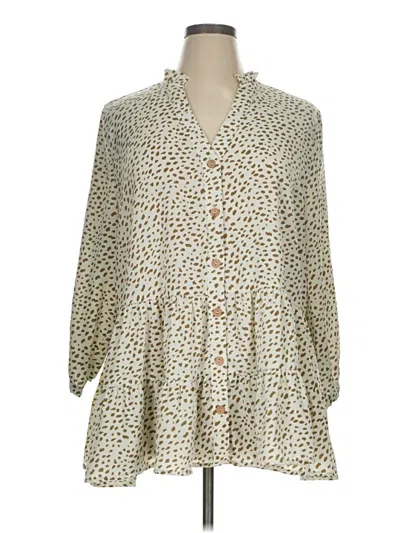 Pre-owned Entro Casual Dress In White