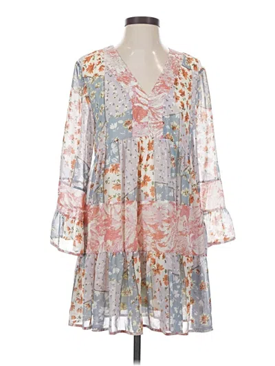 Pre-owned Entro Casual Dress In White