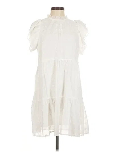Pre-owned Entro Casual Dress In White