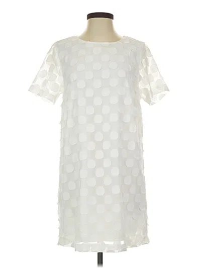 Pre-owned Entro Casual Dress In White