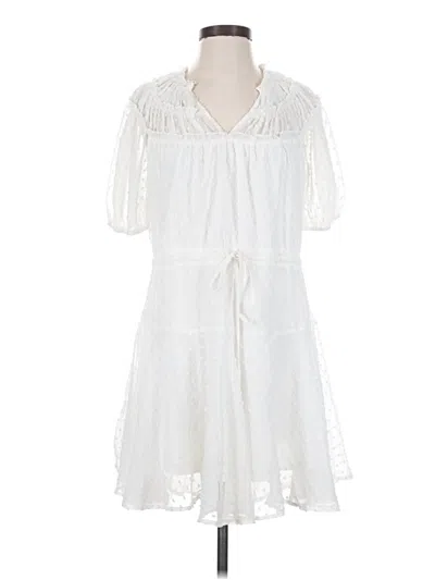 Pre-owned Entro Casual Dress In White