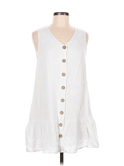 Pre-owned Entro Casual Dress In White