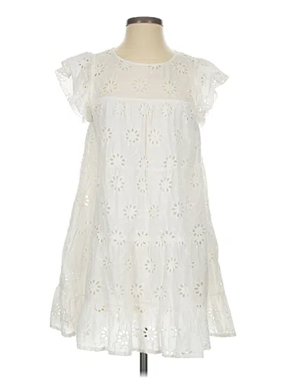 Pre-owned Entro Casual Dress In White