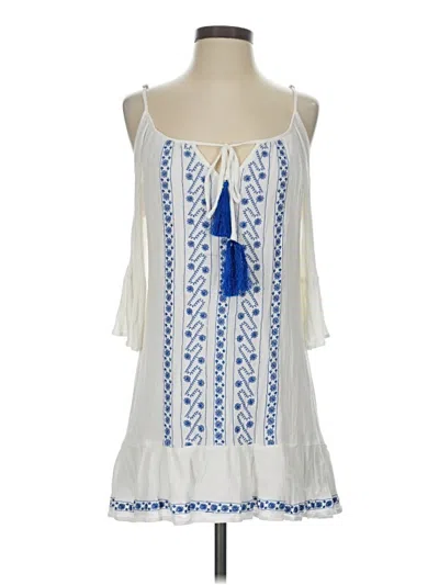 Pre-owned Entro Casual Dress In White