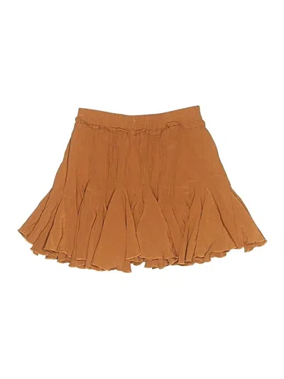 Pre-owned Entro Casual Skirt In Brown