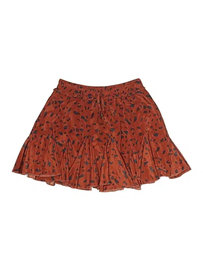 Pre-owned Entro Casual Skirt In Orange