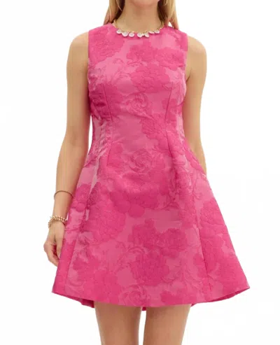 Entro Charlotte Floral Dress In Pink