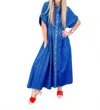 Entro Classic Chic Denim Midi Dress In Blue In Blue