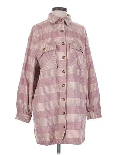 Pre-owned Entro Coat In Pink