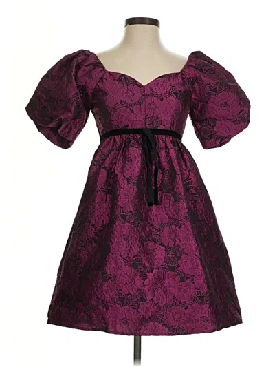 Pre-owned Entro Cocktail Dress In Burgundy