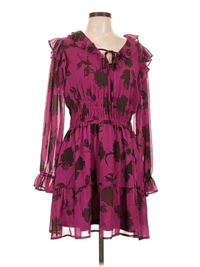 Pre-owned Entro Cocktail Dress In Burgundy