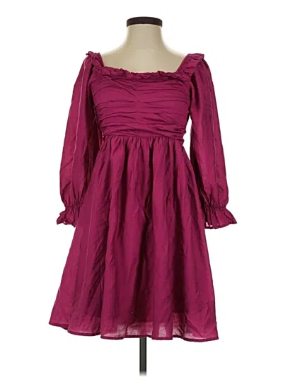 Pre-owned Entro Cocktail Dress In Burgundy