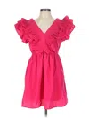 Entro Cocktail Dress In Pink