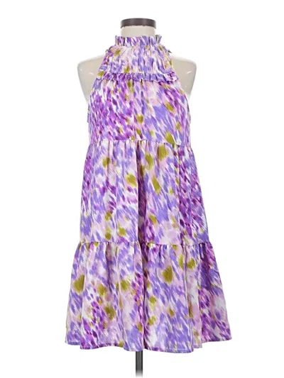 Pre-owned Entro Cocktail Dress In Purple