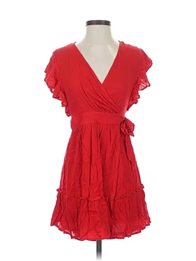 Entro Cocktail Dress In Red