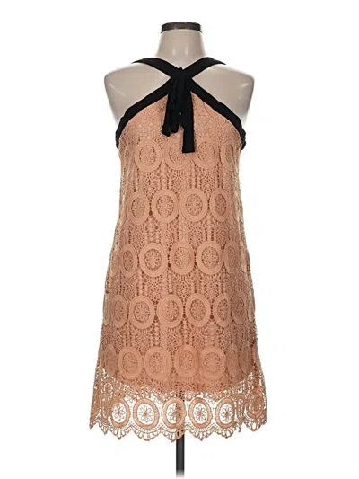 Pre-owned Entro Cocktail Dress In Tan