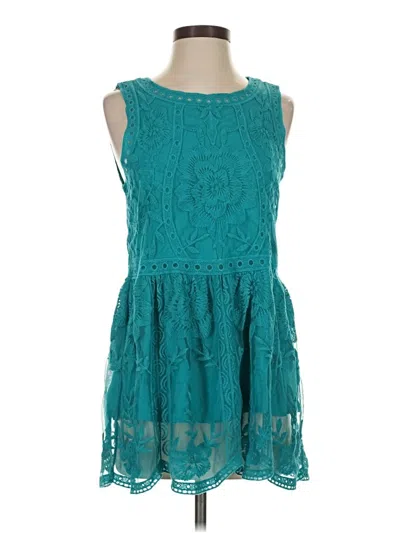 Pre-owned Entro Cocktail Dress In Teal