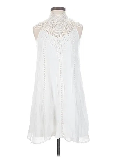Pre-owned Entro Cocktail Dress In White