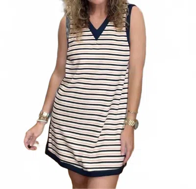 Entro Dockside Darling Dress In Navy In Blue